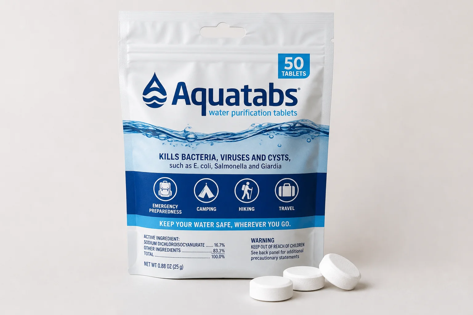 Complete water treatment and storage system with bladder, bottles, filters, and accessories