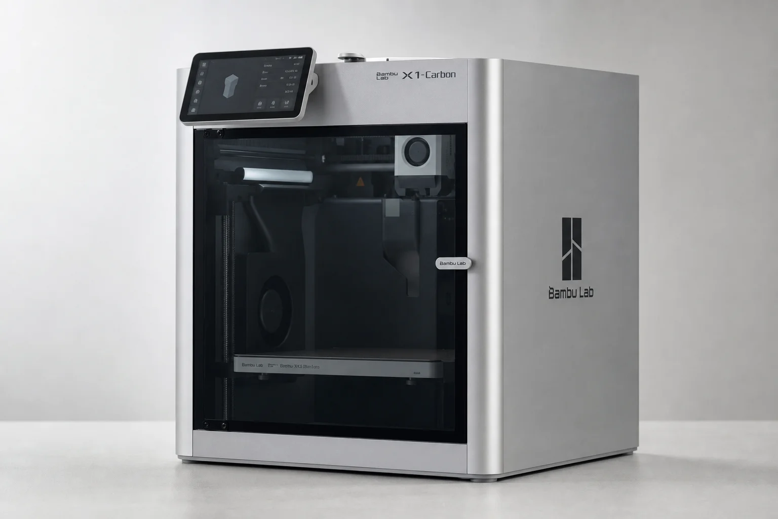 Prusa Core One 3D printer with MMU3 multicolor upgrade and filament spools