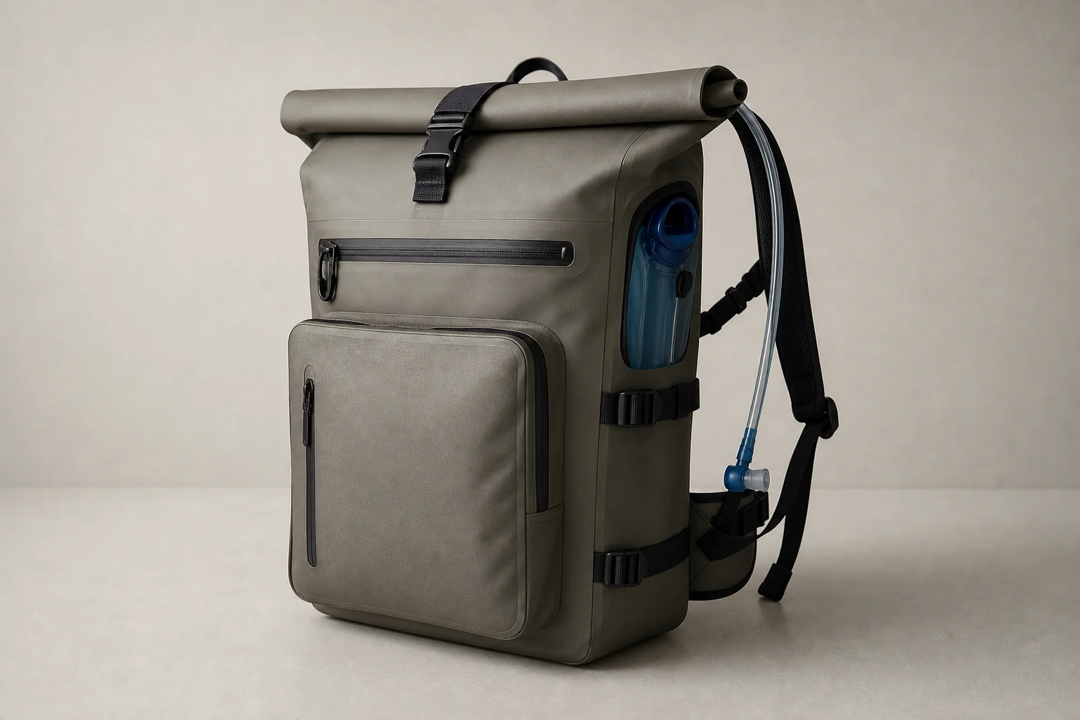 Five backpack coolers displayed on neutral backdrop showing different designs and materials