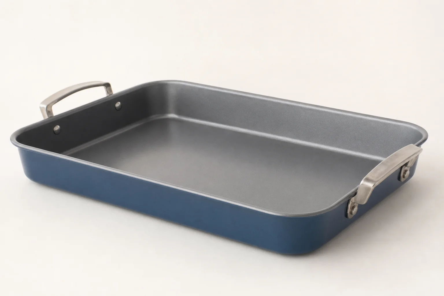 Six sheet pans arranged in a grid showing different styles and materials