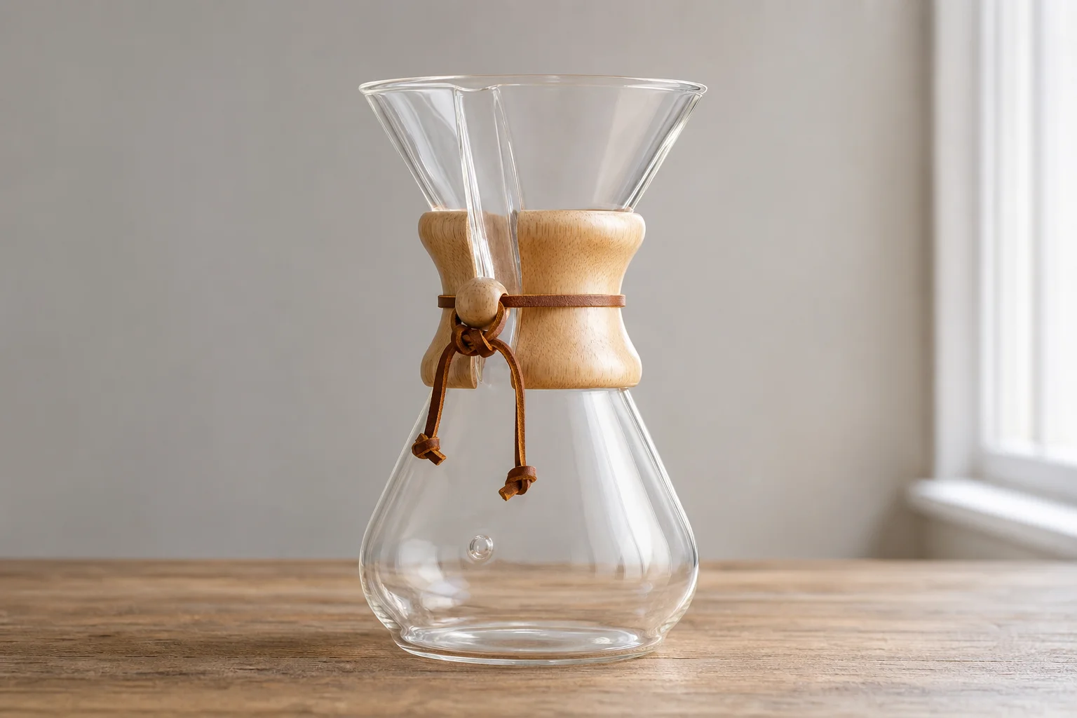 六款無毒咖啡機排列在混凝土面上:摩卡壺、Chemex、La Pavoni、Flair Pro 3、Bunn VP17 以及 Ratio 8