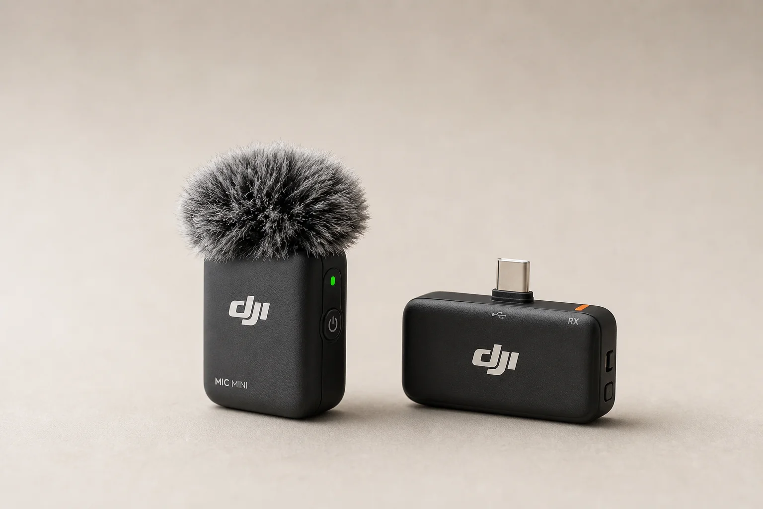 DJI Action 5 Pro in Tilta metal cage with side handle, phone mount, and ND filter