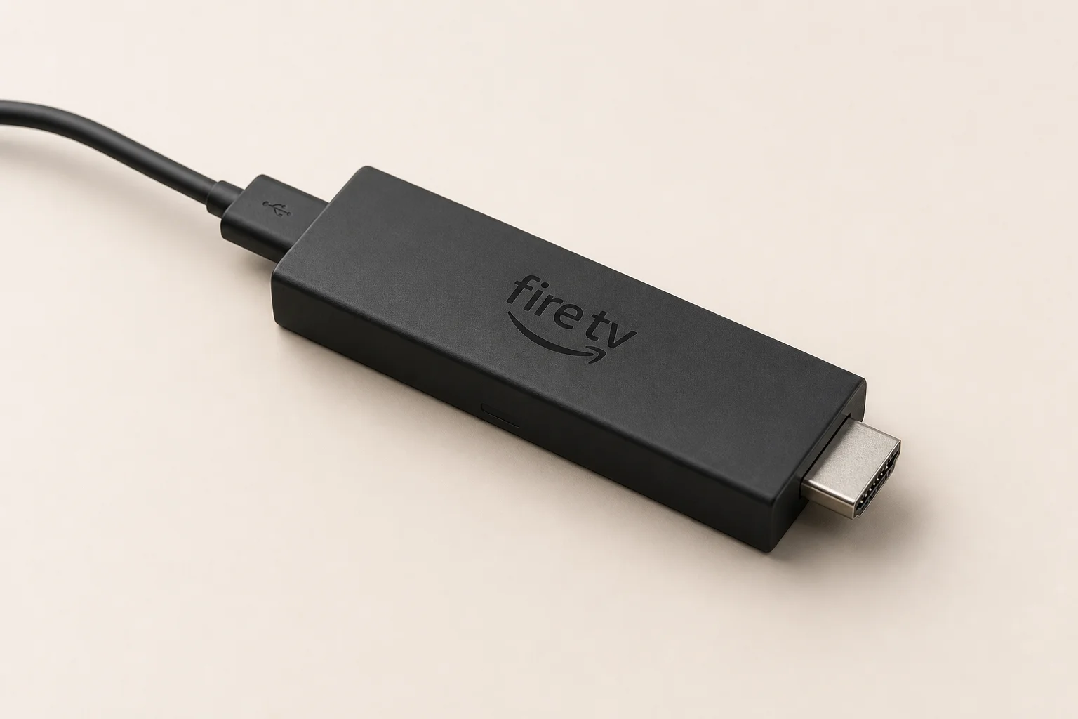 在水泥表面上擺放了 Nine 款串流裝置，包含 Google Chromecast、Amazon Fire TV 以及其他品牌