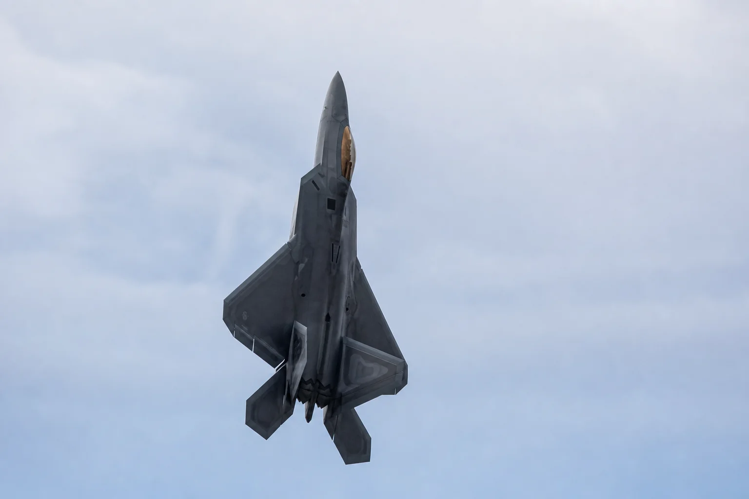 遙控噴射機在天空中進行垂直爬升動作