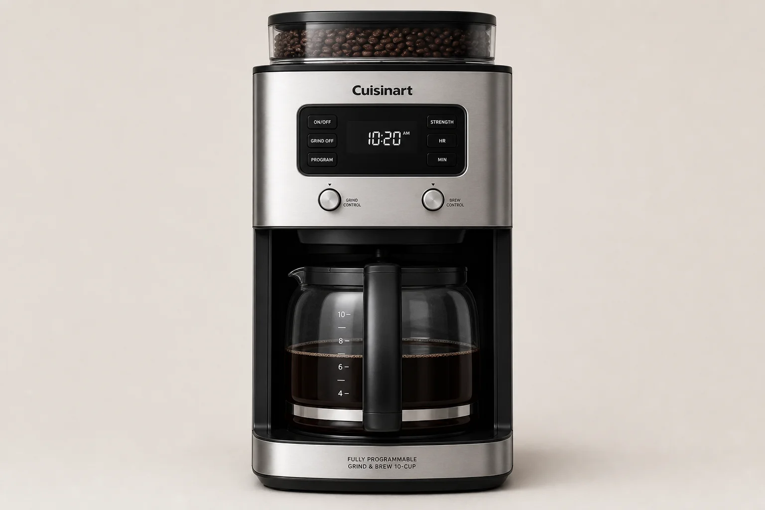 Five Gevi coffee machines displayed on concrete surface