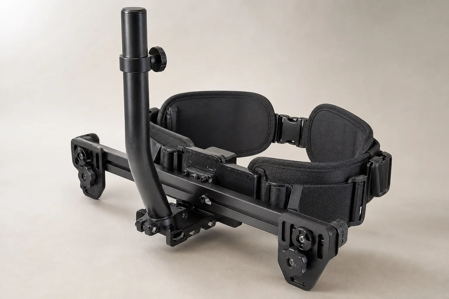 Insta360 X5 camera with mounts and accessories on concrete surface