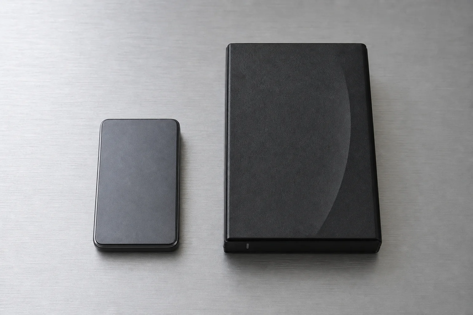 SSD 與傳統硬碟並排比較