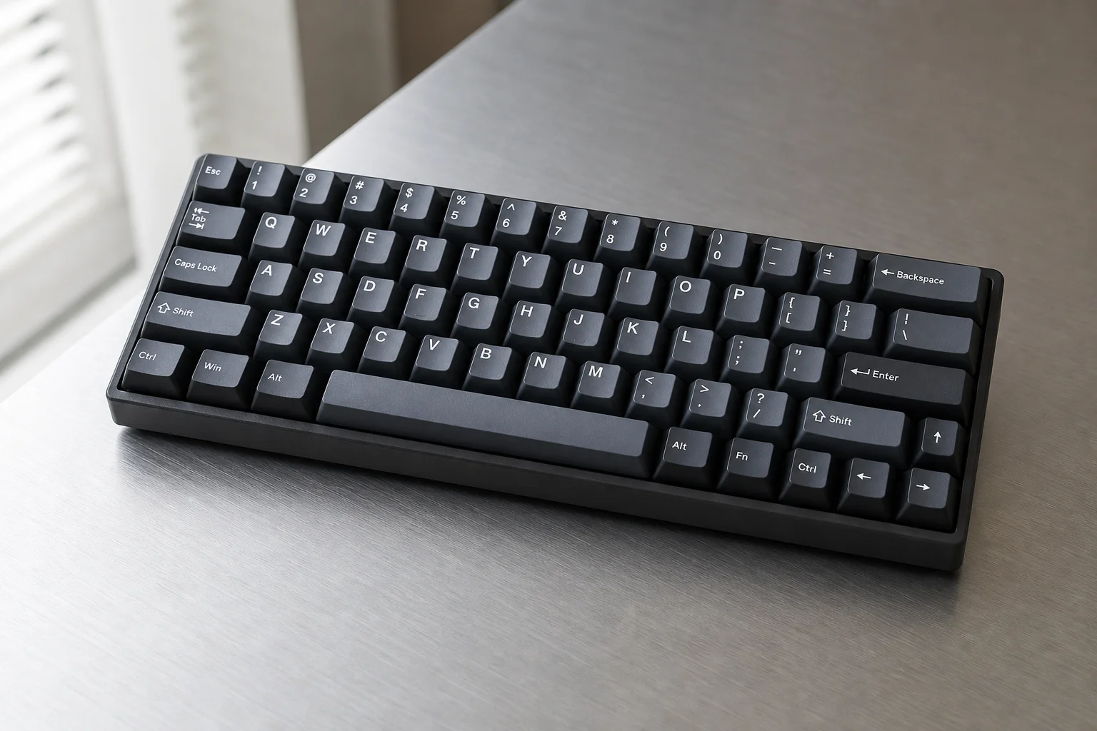 Six budget Hall Effect keyboards arranged on concrete surface