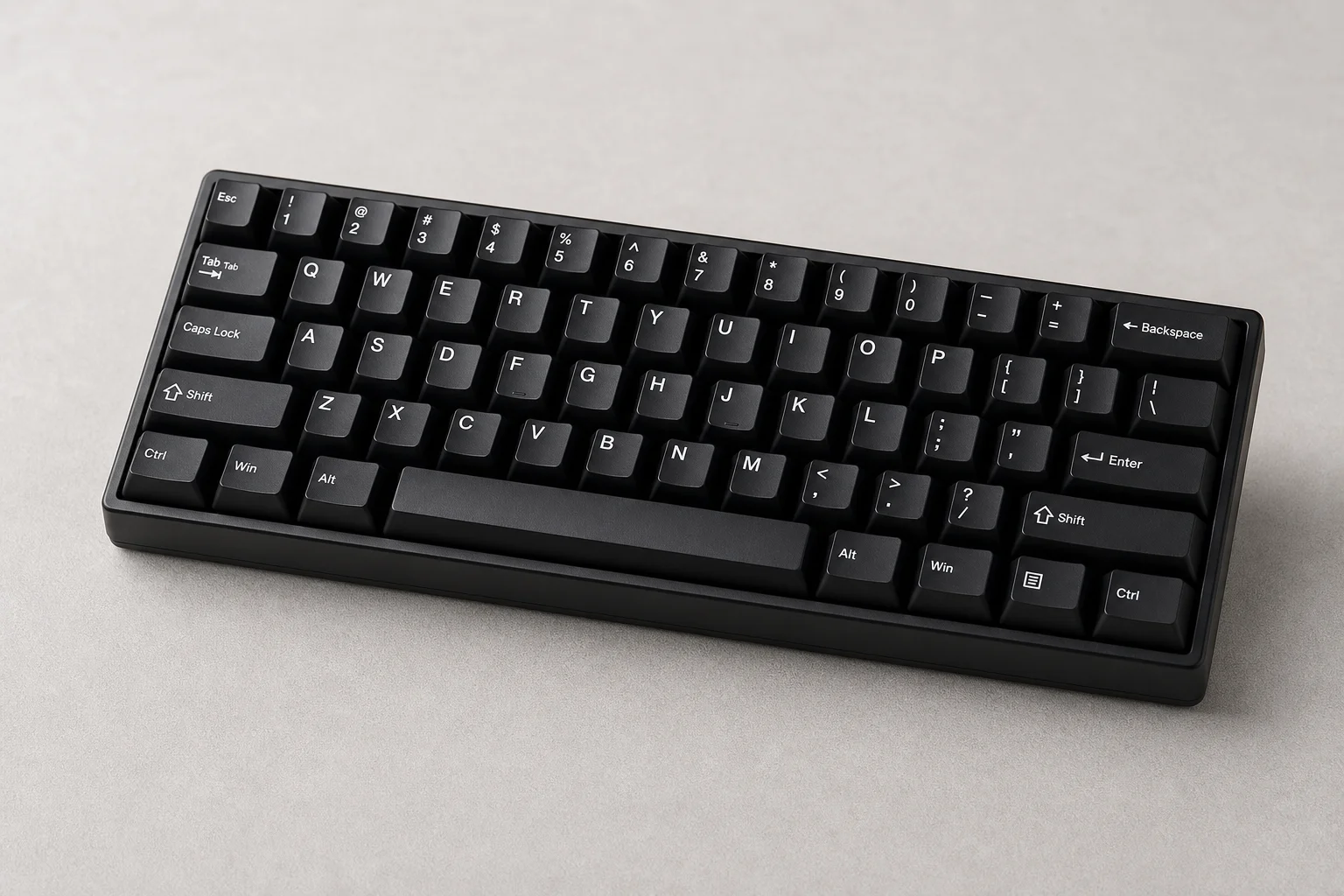 Six budget Hall Effect keyboards arranged on concrete surface
