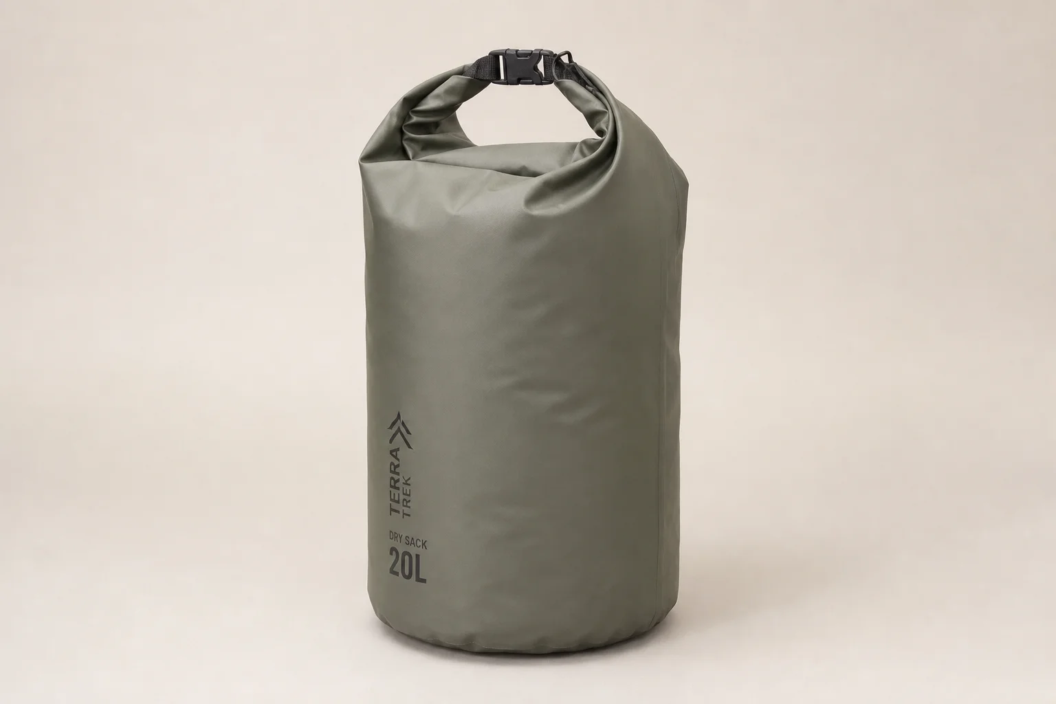 Seven food storage solutions for backpacking arranged on neutral backdrop
