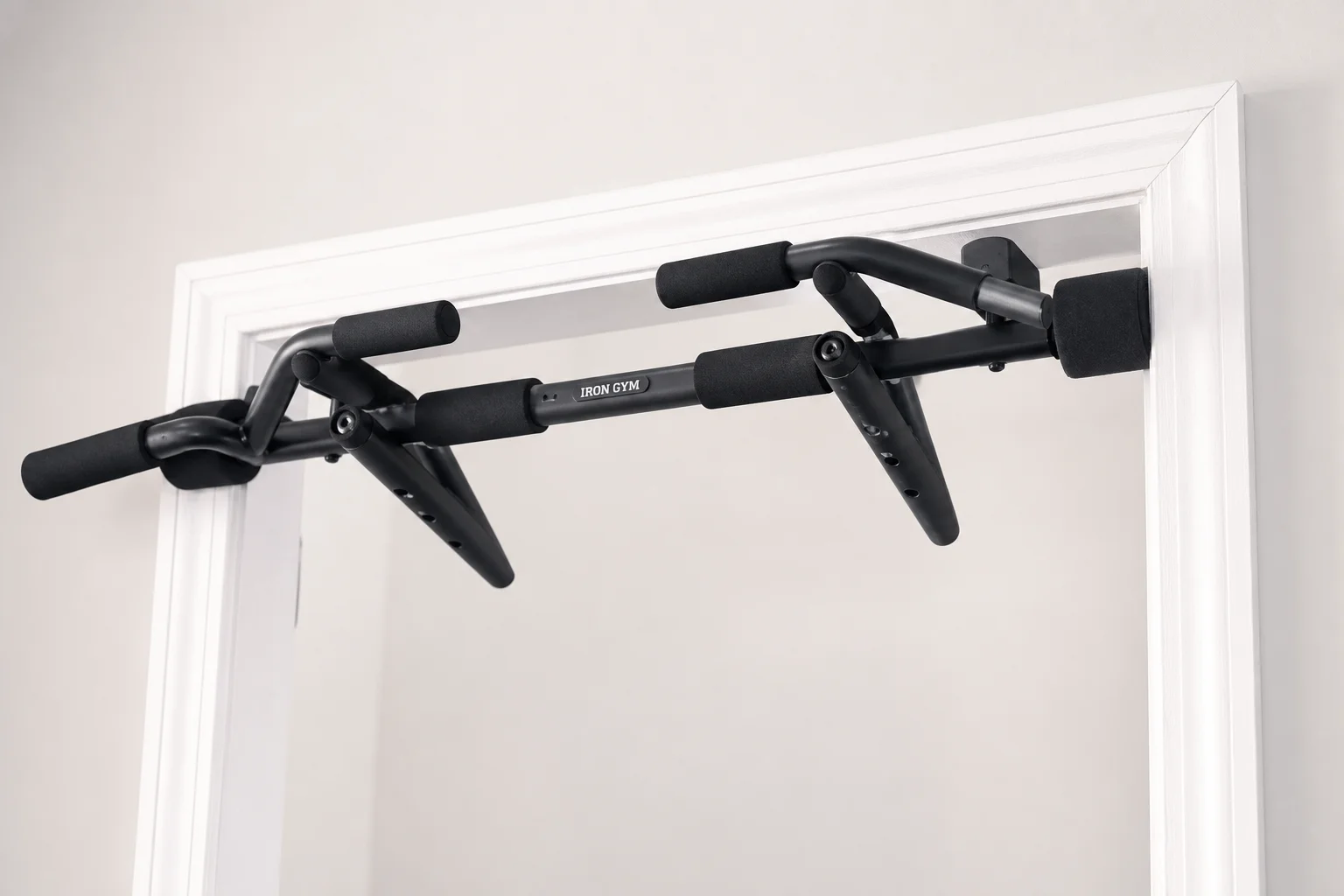 Five pull-up bars arranged in descending order showing variety of designs and styles