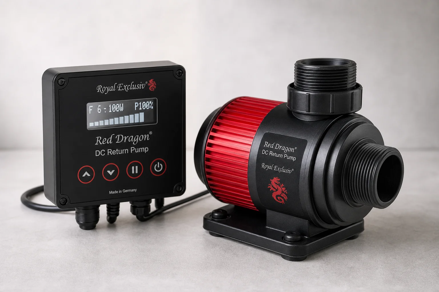 Nine return pumps from budget to premium models arranged on neutral backdrop